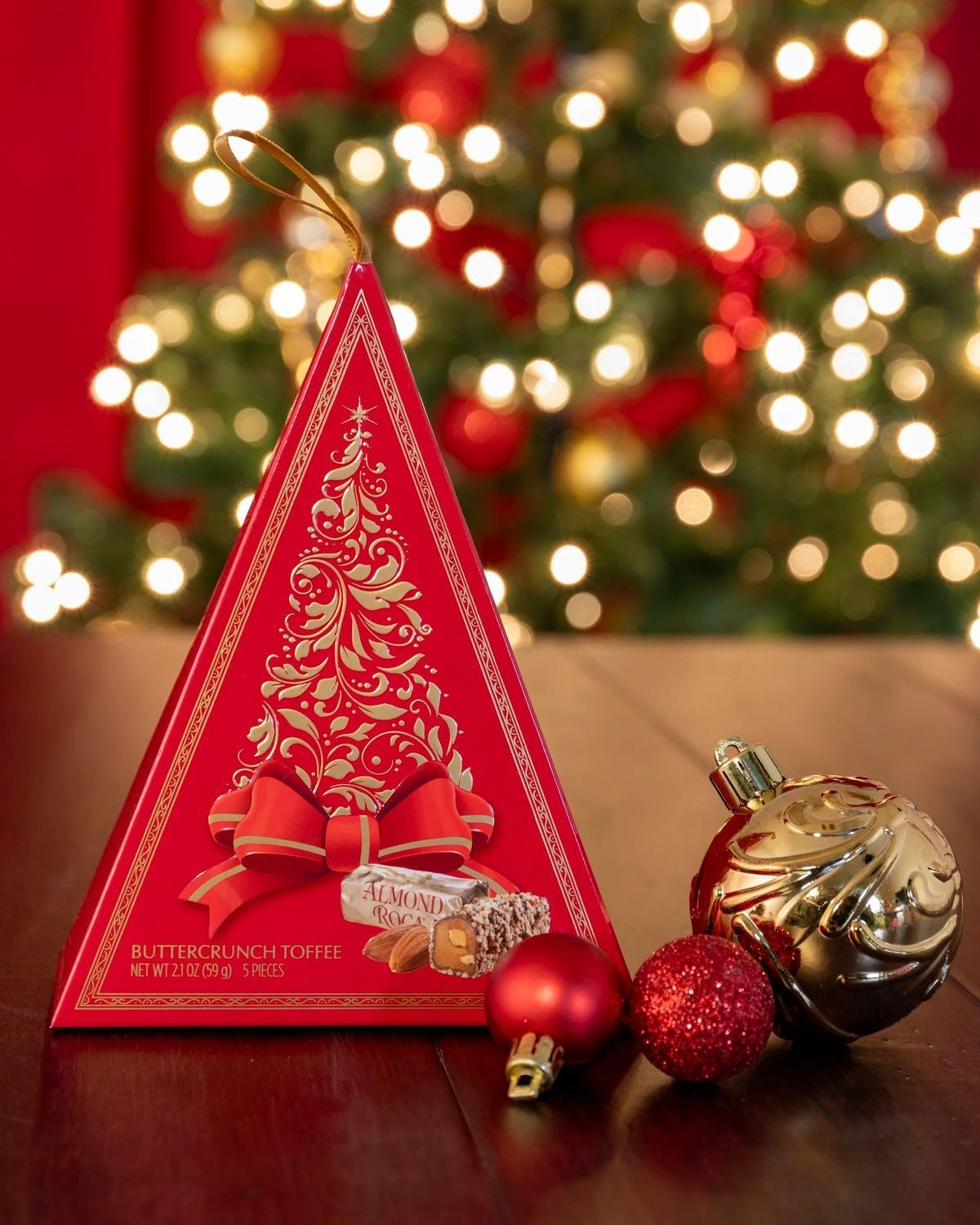 Luxuriously finished, foiled and embossed popular holiday package design