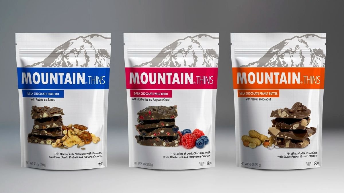 New MOUNTAINS® package design series on film & package photography - New Item(s)