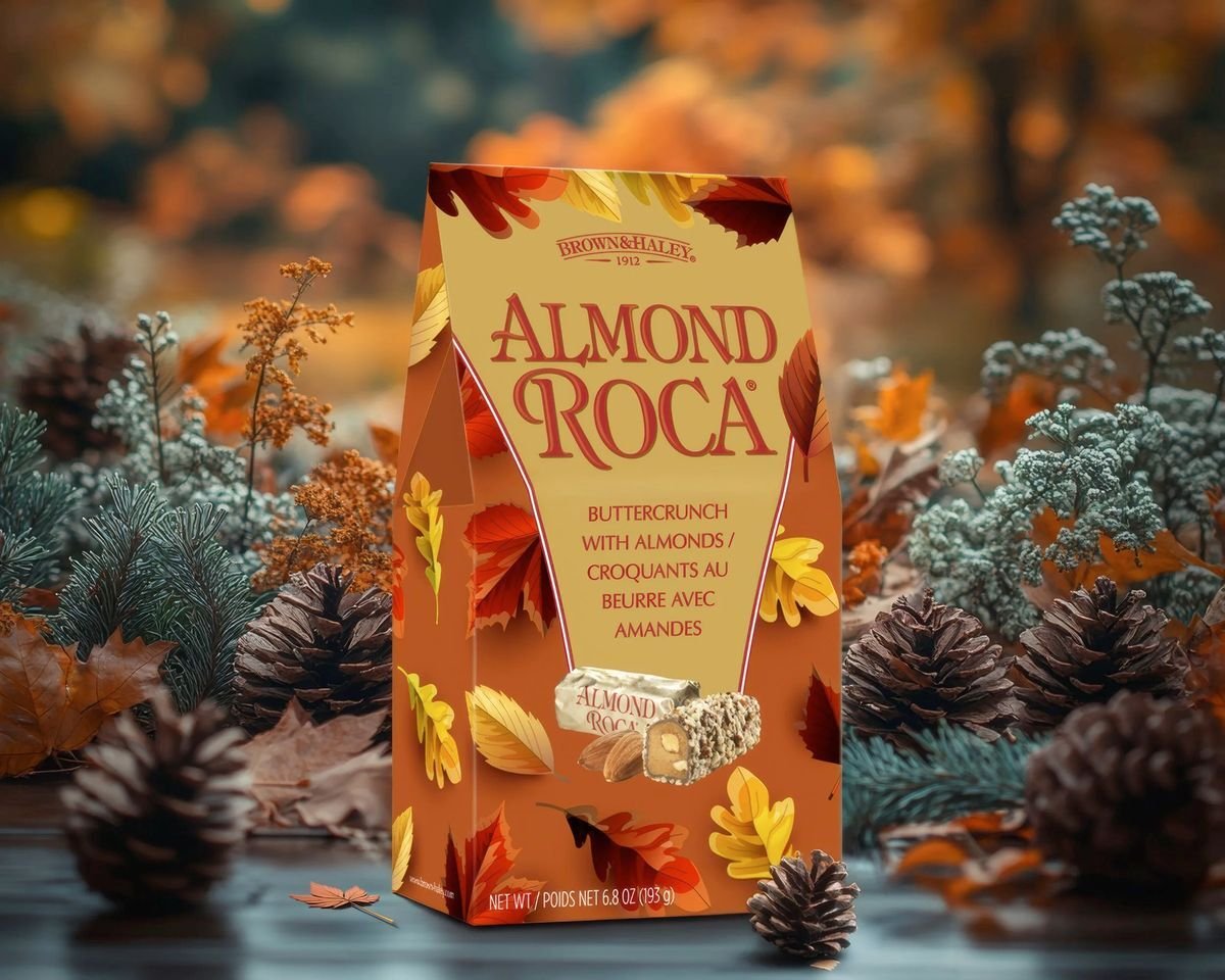 Autumn themed, sculptured embossed bi-lingual package design for national retailer