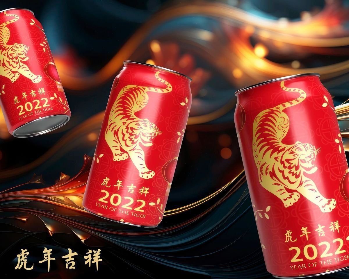 Year of the Tiger 2022 package design 3D concept